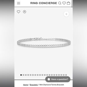 Ring Concierge full eternity Diamond Tennis Bracelet